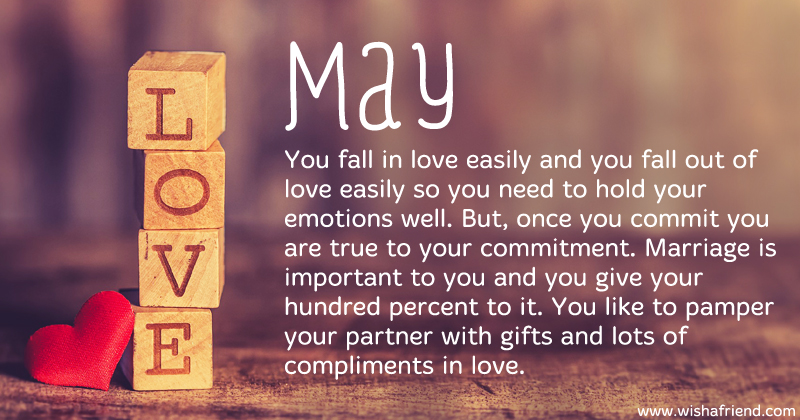 What does your Birth Month say about your Love Life? - Born in May