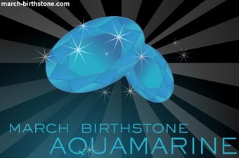 March Birthstone Color