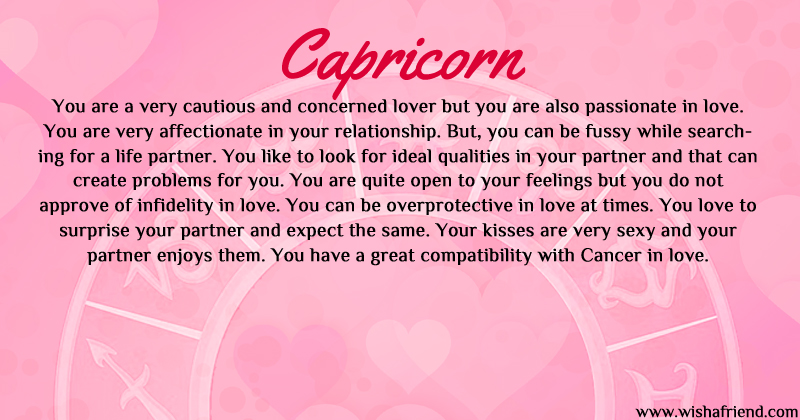 Capricorn Love Chart