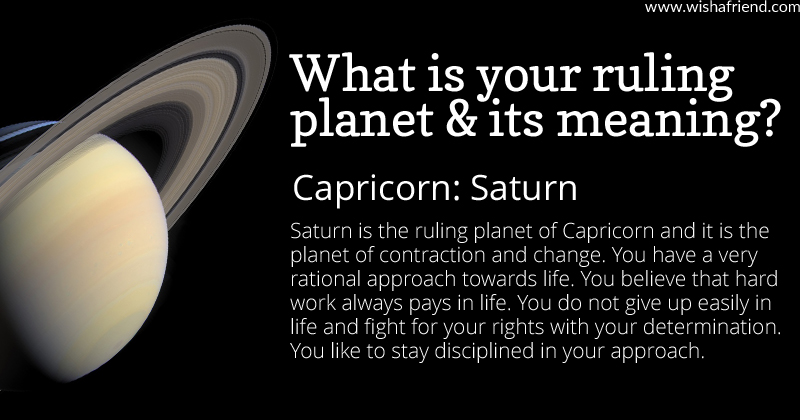 What planet rules Capricorn?