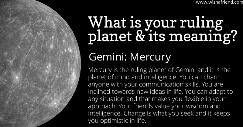 What is Geminis planet?