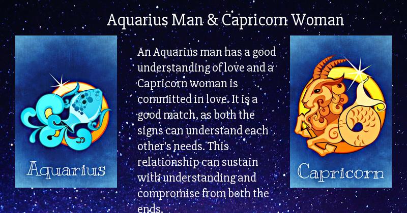 Capricorn woman and Aquarius man compatibility