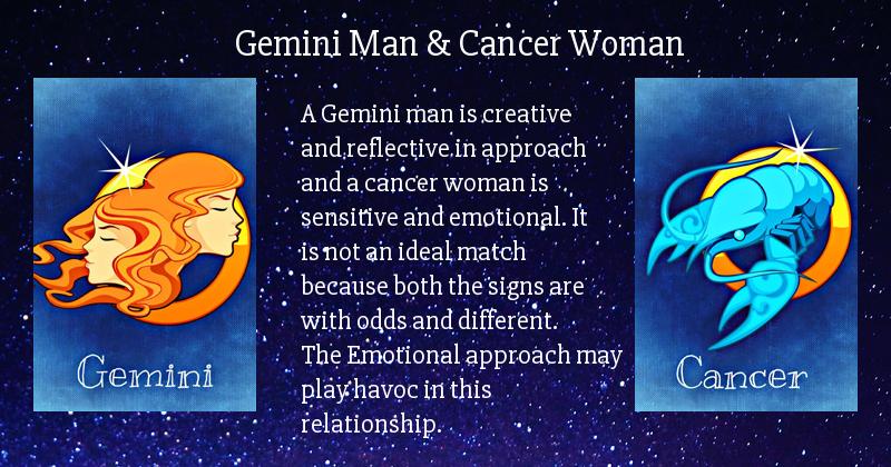 gemini man and cancer woman compatibility