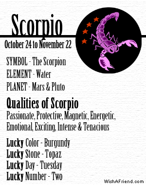 Your Zodiac Profile- Scorpio
