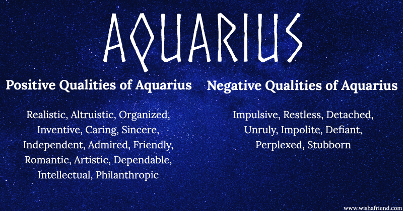 Negative signs and positive zodiac Positive And