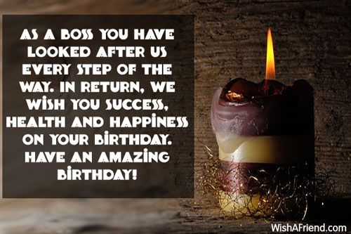 Birthday Wishes For Boss Quotes. QuotesGram