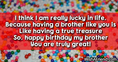 Brother Birthday Sayings
