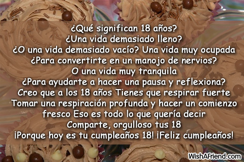 Puntualidad recluta perdonado Qué significan 18 años? ¿Una vida demasiado, Felicitaciones para el 18º cumpleaños Puntualidad recluta perdonado Qué significan 18 años? ¿Una vida demasiado, Felicitaciones para el 18º cumpleaños