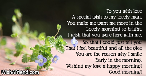 To You With Love Good Morning Poem For Him