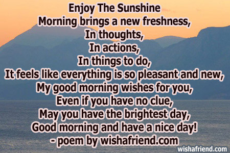 may morning poem