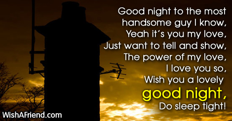Boyfriend goodnight for message Collection :