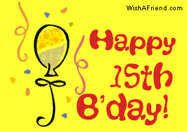 Happy 15th Birthday