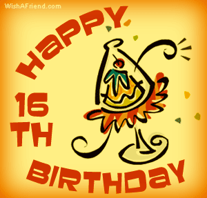 Happy 16th Birthday