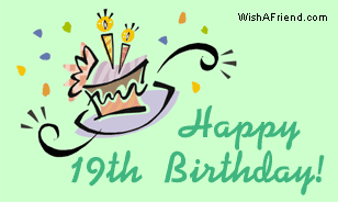 Happy 19th Birthday