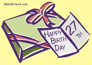 Happy 27th Birthday