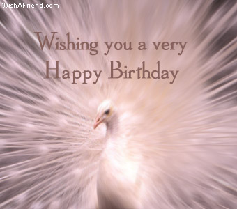 Wishing You A Happy Birthday