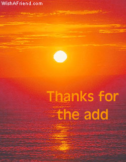 Thanks For The Add