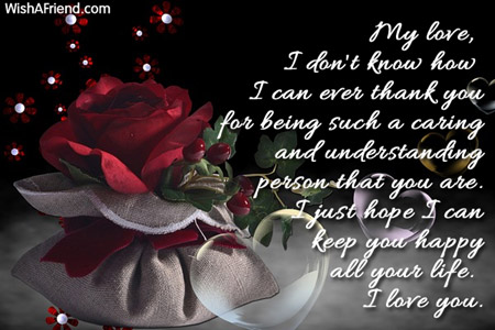 , Love Message For Wife