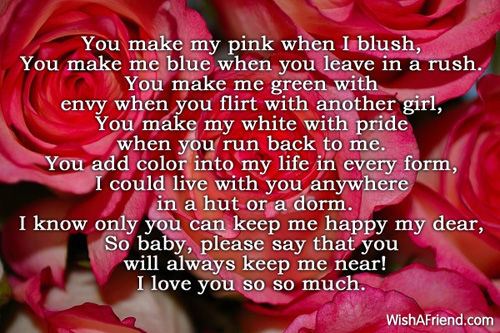 My boyfriend poems for romantic Boyfriend Poems,