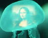 Blue Water Jelly Fish
