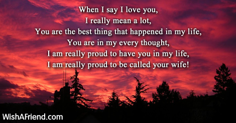 love you a lot when i say i love you i really mean a lot you are the ...
