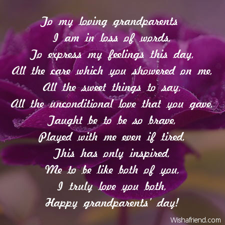 To grandma on my wedding day poems