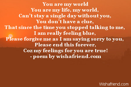 Me poems forgive her please for Please forgive