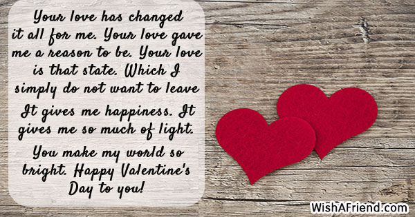 Valentine messages to your boyfriend