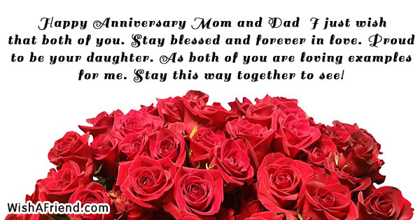 Happy Anniversary Mom And Dad I Anniversary Message For Parents