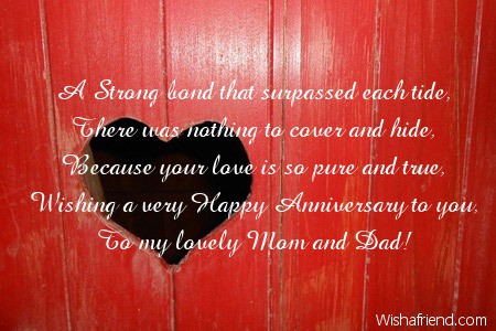 Anniversary Messages For Parents