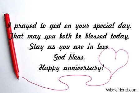  Religious  Anniversary  Wishes 