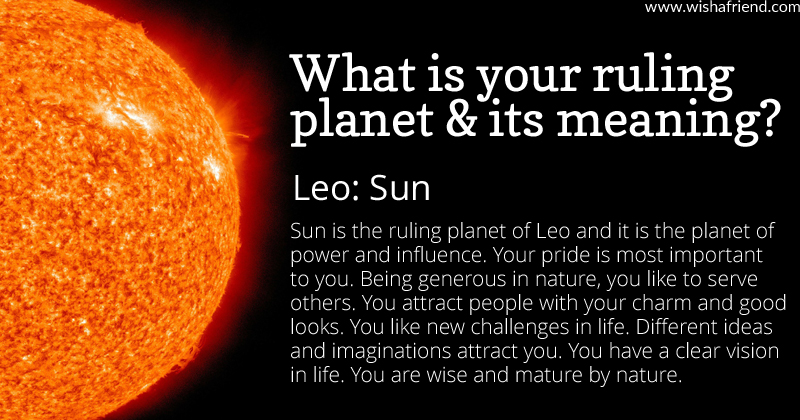 What is Leo ruling planet?