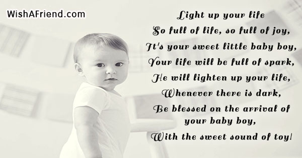 Free Printable Baby Boy Poem