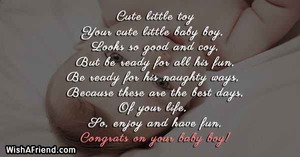 Free Printable Baby Boy Poem