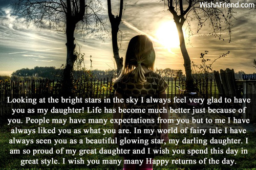 Daughter Birthday Messages - Page 3