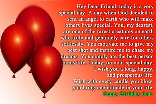 Best Friend Birthday Wishes