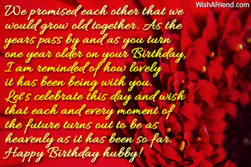 Husband Birthday Messages