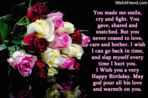 Birthday Wishes For Brother