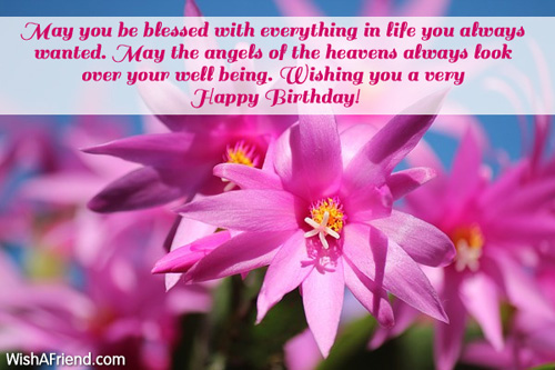 May you be blessed with everything, Son Birthday Message