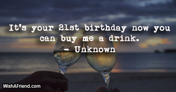 21st Birthday Quotes