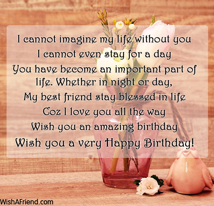 Best Friend Birthday Wishes