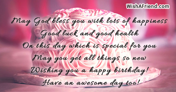 May God Bless You With Lots Birthday Greetings Quote