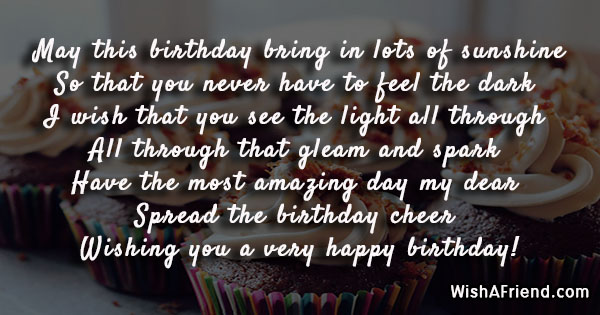 Sweet Birthday Quotes