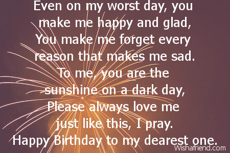 Boyfriend Birthday Poems Page 2