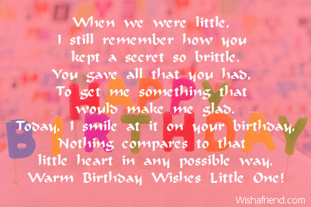 Brother Birthday Poems