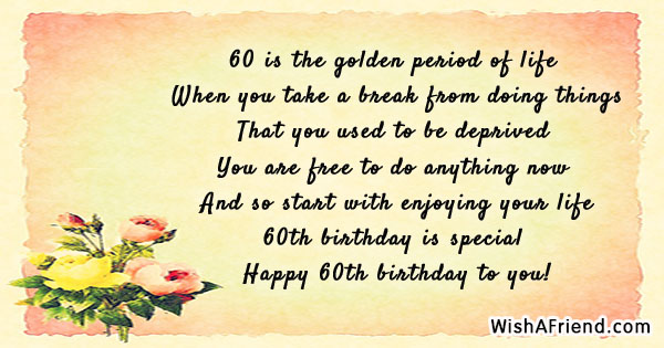 60th Birthday Quotes 60th Birthday Quotes