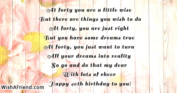 Download 40th Birthday Quotes