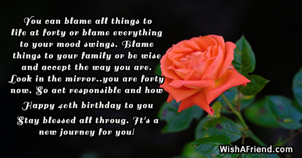 40th Birthday Quotes