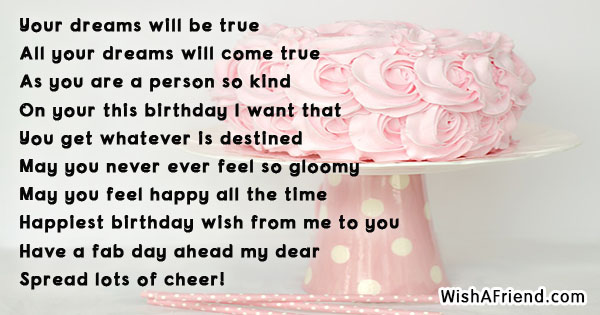 My you come poem true dream are 32 Dream