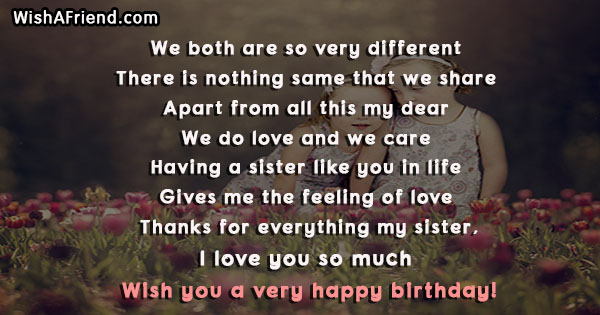 Sister Birthday Quotes